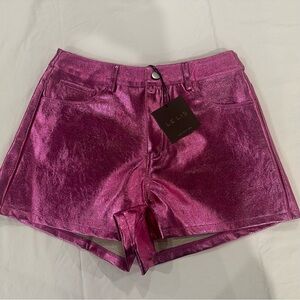 Le Lis Pink Metallic NWT Women’s Size Medium M New! LELIS COLLECTION
